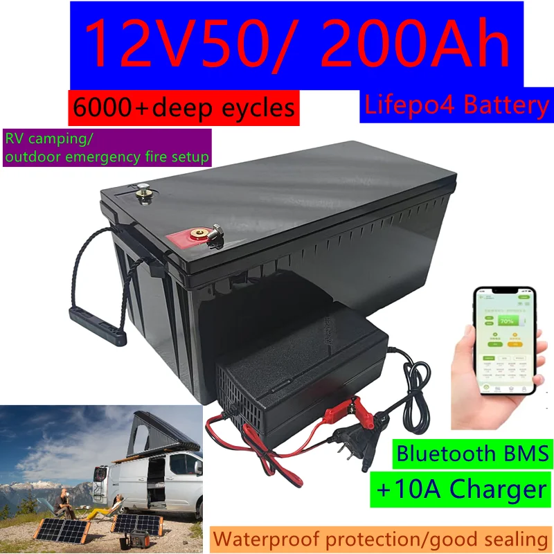 Аккумулятор lifepo4 12 В 100 Ач с BMS для трехколесного велосипеда, гольф-кара, инвертор, скутер для хранения солнечной энергии + зарядное устройство 10 А
Аккумулятор lifepo4 12 В 100 Ач с BMS для трехколесного велосипеда, гольф-кара, инвертор, скутер для хранения солнечной энергии + зарядное устройство 10 А