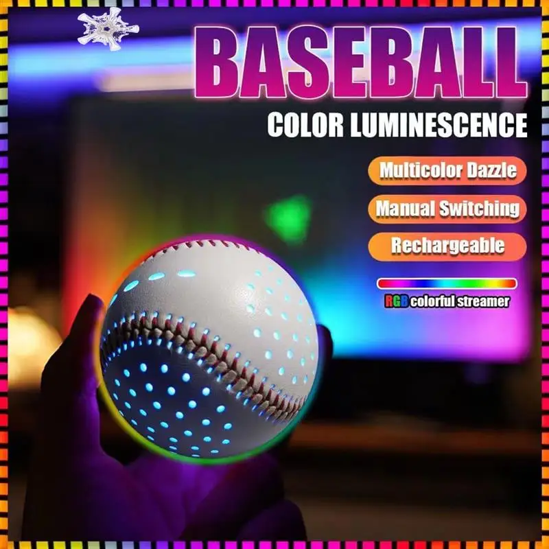 9 Inch Glow In The Dark Baseball Night Throwing Practice Baseball For Family Sports Entertainment
9 Inch Glow In The Dark Baseball Night Throwing Practice Baseball For Family Sports Entertainment