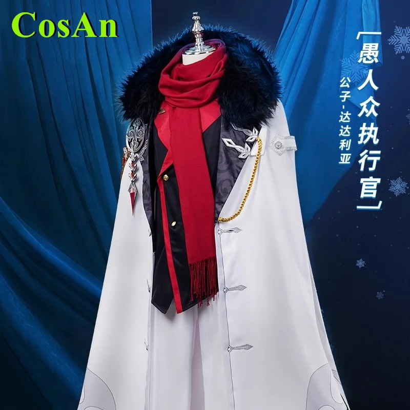 CosAn Genshin Impact Tartaglia//Pantalone/Il Dottore Cosplay Costume Fatui Cloak Coat Columbina Clothing All Members Captain
CosAn Genshin Impact Tartaglia//Pantalone/Il Dottore Cosplay Costume Fatui Cloak Coat Columbina Clothing All Members Captain
