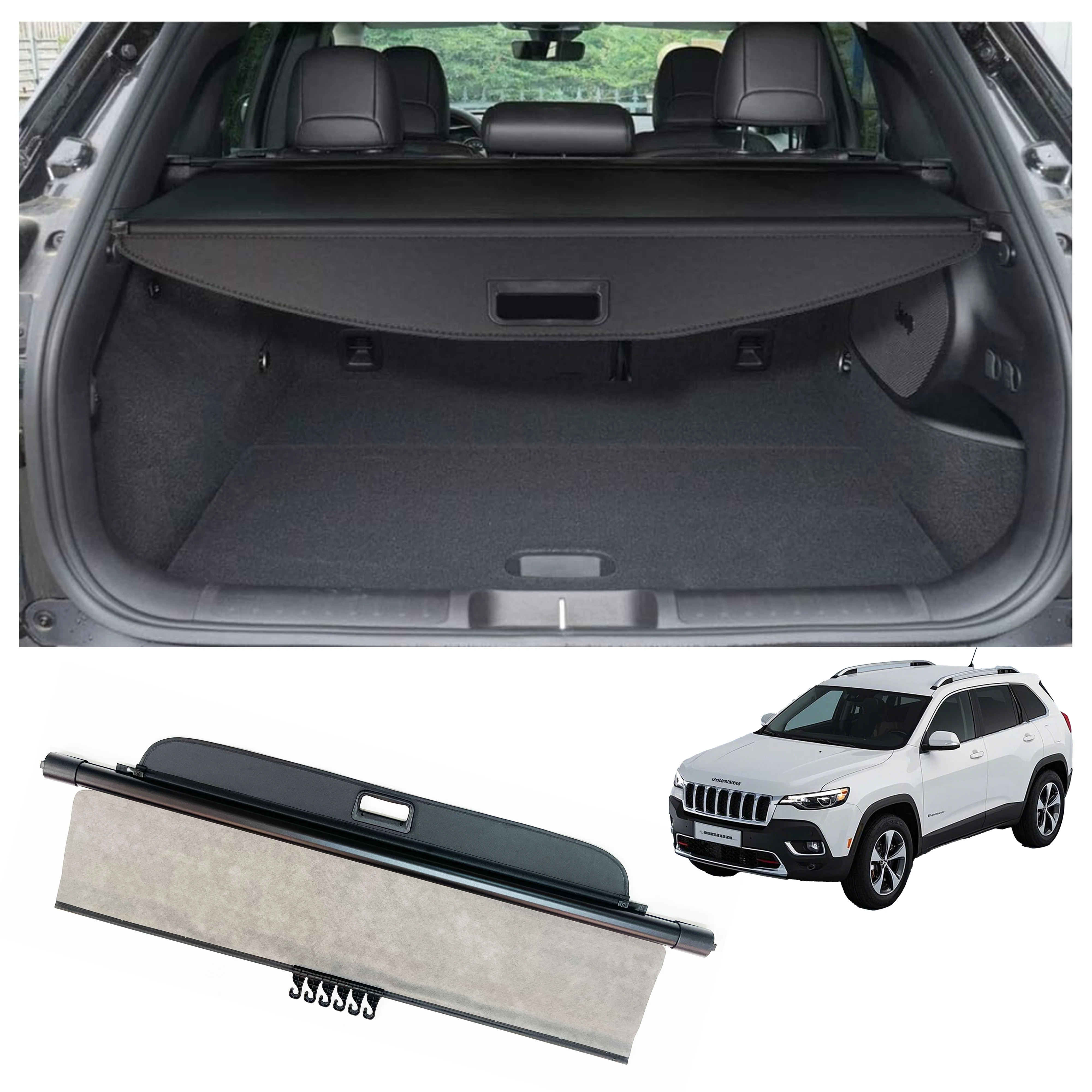 AIBAP Trunk Cargo Cover for Jeep Cherokee 2019+, Anti Peeping Retractable Security Shade for Privacy, Cherokee 2019+ Accessories
AIBAP Trunk Cargo Cover for Jeep Cherokee 2019+, Anti Peeping Retractable Security Shade for Privacy, Cherokee 2019+ Accessories