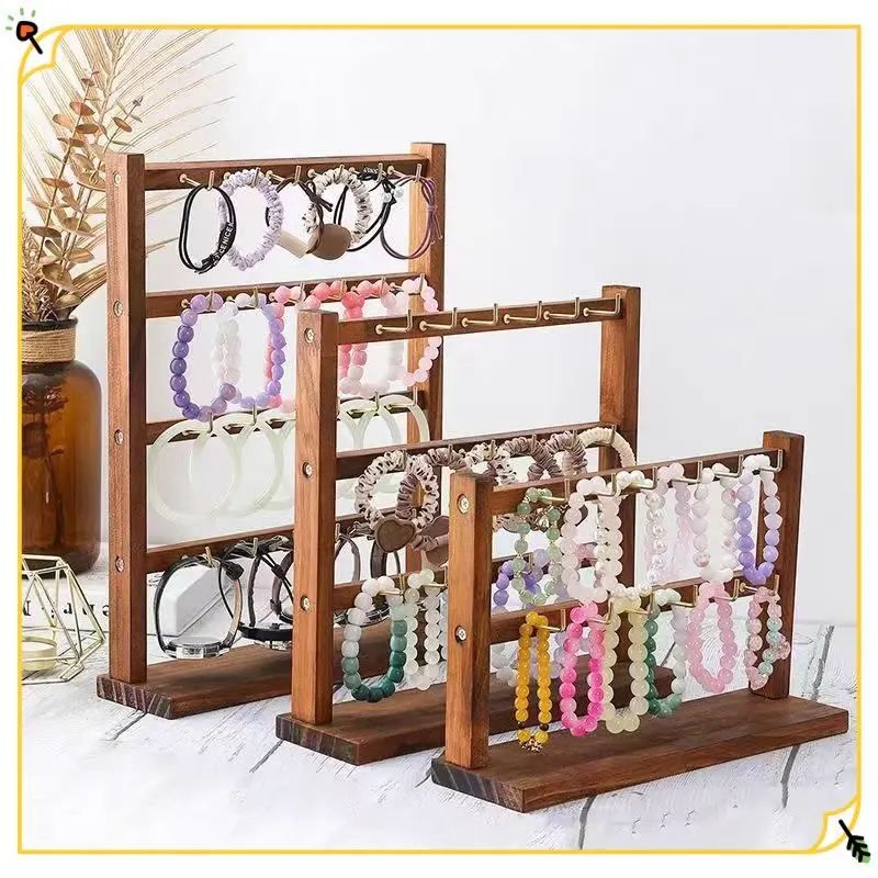 2025 Walnut Wooden Jewelry Display Rack Multi Hooks Organizer For Keychain Earring Bracelet Pendant For Stall Retail Store
2025 Walnut Wooden Jewelry Display Rack Multi Hooks Organizer For Keychain Earring Bracelet Pendant For Stall Retail Store