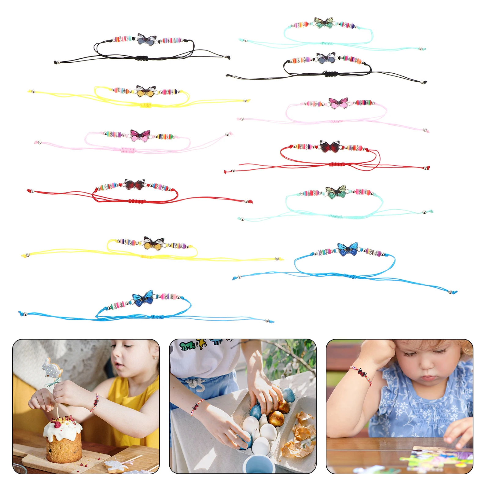 12Pcs High Quality Kids Bracelet Bohemian Polymer Clay Handmade Jewelry for Girls Creative Gift Polymer Clay Bracelet
12Pcs High Quality Kids Bracelet Bohemian Polymer Clay Handmade Jewelry for Girls Creative Gift Polymer Clay Bracelet