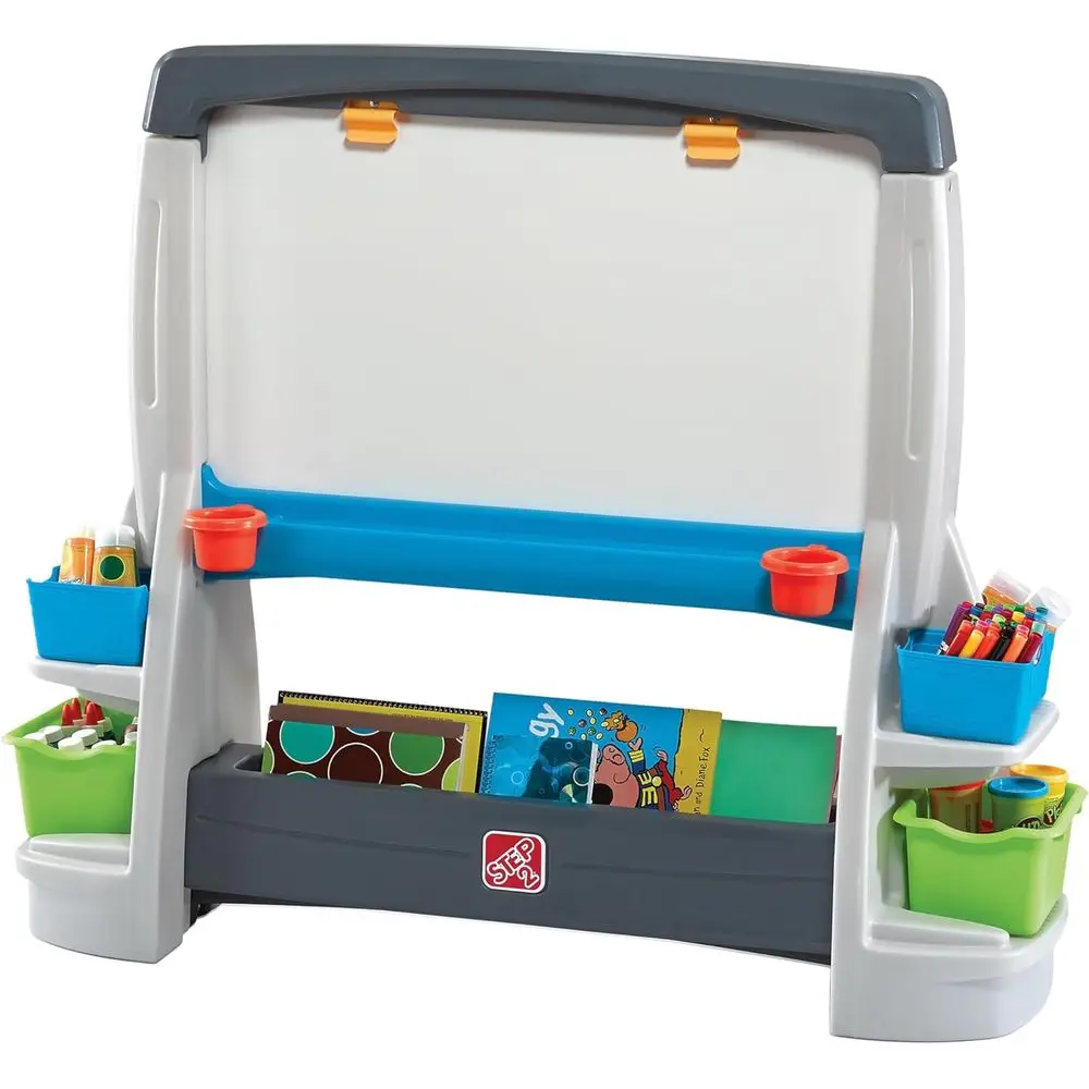 Jumbo Art Easel, Kids Art Activity Table, Double-Sided Dry Erase and Chalkboard, Storage Bins and Trays, or Toddlers and Prescho
Jumbo Art Easel, Kids Art Activity Table, Double-Sided Dry Erase and Chalkboard, Storage Bins and Trays, or Toddlers and Prescho