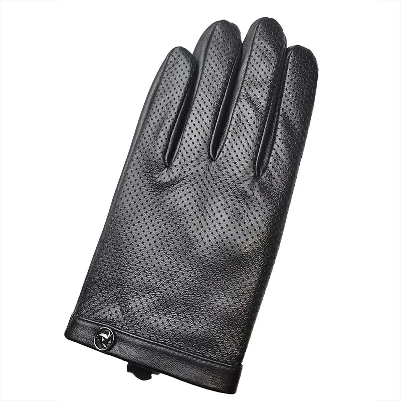 Весенне-осенние кожаные перчатки для вождения, мужские черные высококачественные тонкие модные перчатки из овечьей кожи с новым пальцем
Весенне-осенние кожаные перчатки для вождения, мужские черные высококачественные тонкие модные перчатки из овечьей кожи с новым пальцем