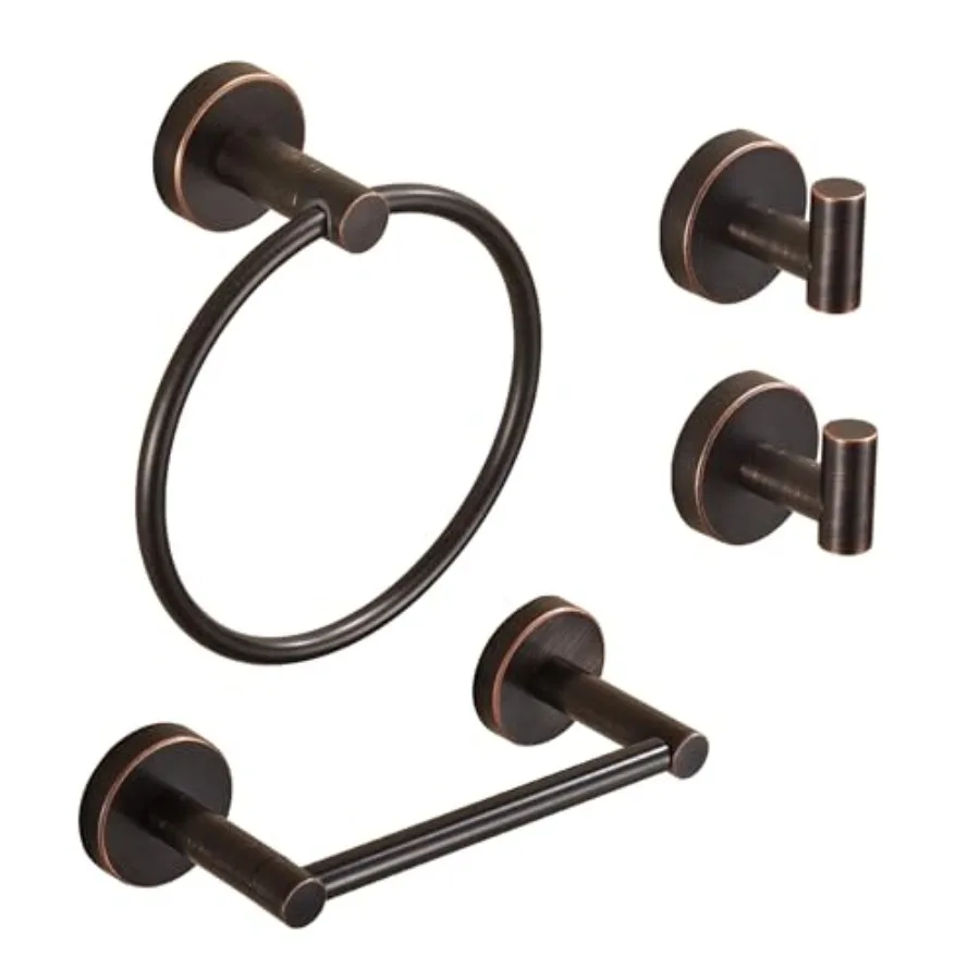 Bronze Bathroom Hardware Set, Tet Paper Holder Towel Ring Robe Hooks Wall Mount Hand Towel Holder Bath Accessories Stainless St
Bronze Bathroom Hardware Set, Tet Paper Holder Towel Ring Robe Hooks Wall Mount Hand Towel Holder Bath Accessories Stainless St