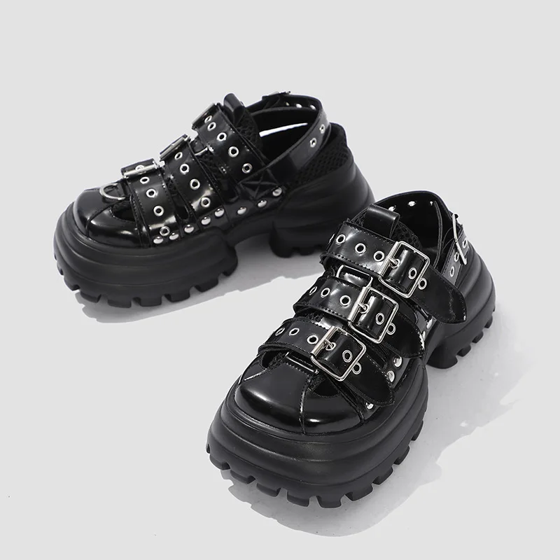 Buckle Strap Casual Sandals 2023 Round Toe Black Pumps Leather Summer Women Shoes Plus Size Zapatos Mujer
Buckle Strap Casual Sandals 2023 Round Toe Black Pumps Leather Summer Women Shoes Plus Size Zapatos Mujer