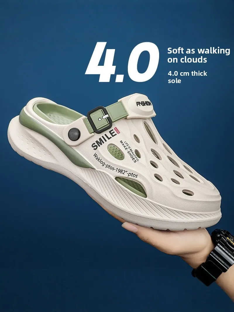 Men's Summer Casual Wear-Resistant Anti-Slip Soft Bottom Headed Slippers Driving Dual-Purpose Beach Sandals Comfortable EVA
Men's Summer Casual Wear-Resistant Anti-Slip Soft Bottom Headed Slippers Driving Dual-Purpose Beach Sandals Comfortable EVA