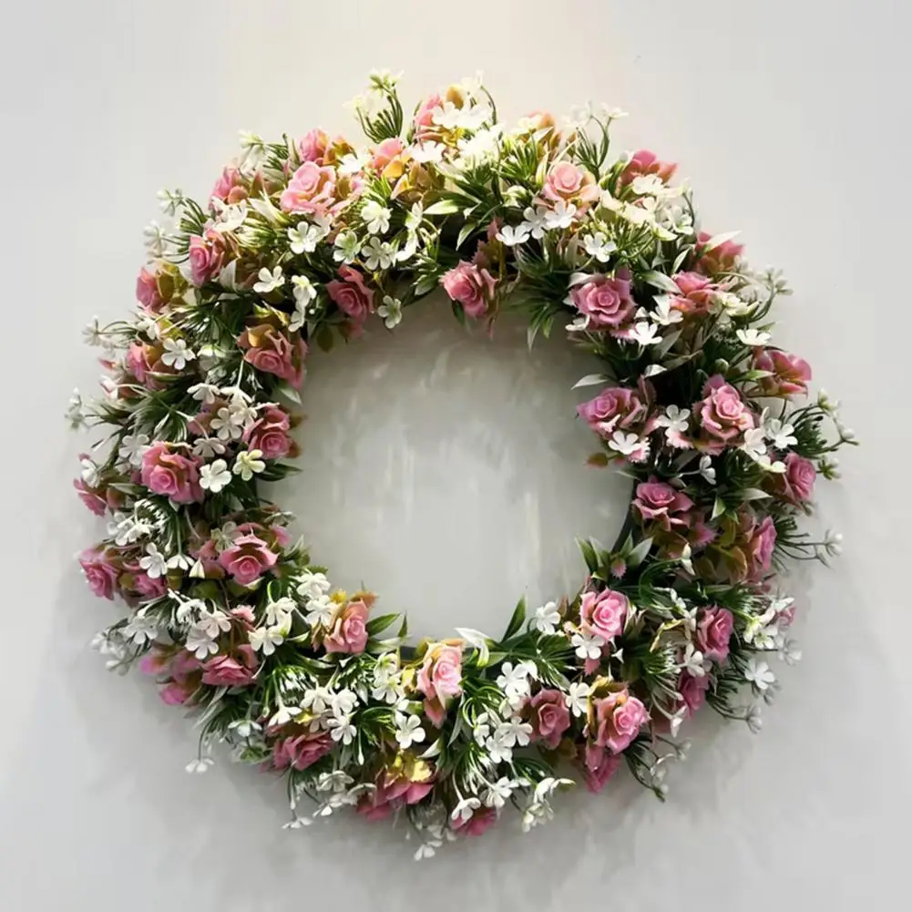 Wreath Hanger Artificial Rose And Camellia Wreath Hanger for Door Wall Fireplace Decoration Handmade Realistic Spring Floral Wre
Wreath Hanger Artificial Rose And Camellia Wreath Hanger for Door Wall Fireplace Decoration Handmade Realistic Spring Floral Wre