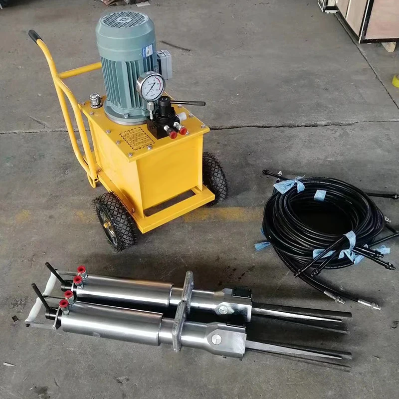 Hydraulic Rock Splitting Machine Sales 350 Type 7.5kw Electric Pumping Station Tunnel Opening Adopts Small Rock Splitter
Hydraulic Rock Splitting Machine Sales 350 Type 7.5kw Electric Pumping Station Tunnel Opening Adopts Small Rock Splitter