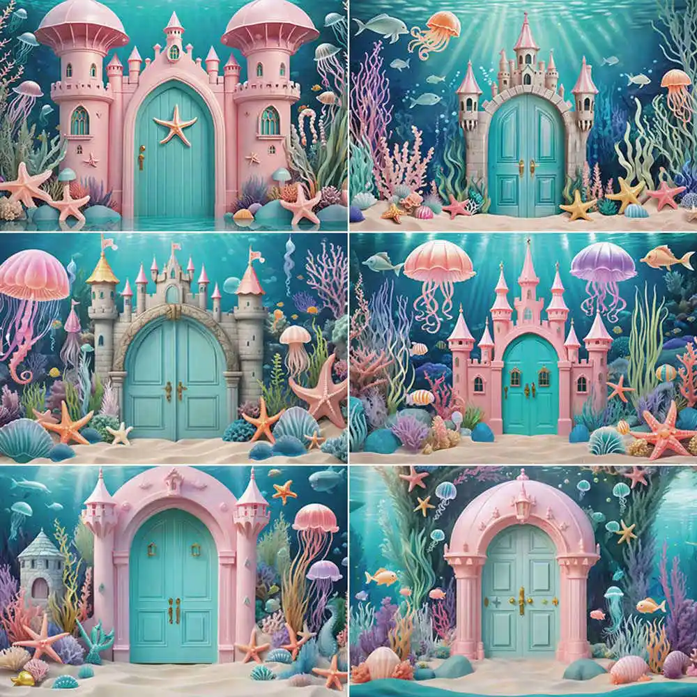 MOON.QG Underwater Scenery Photography Background Mermaid Aquarium Marine Organism Photozone Backdrop Children Studio Props
MOON.QG Underwater Scenery Photography Background Mermaid Aquarium Marine Organism Photozone Backdrop Children Studio Props