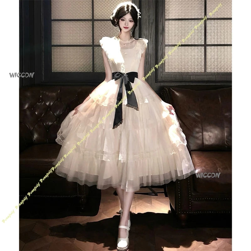 Ivory Tower Fresh Mori Lolita OP Dress Dreamy Full Tulle Puffy One Piece Skirt Unique Outfit for Daily & Coming-of-Age Ceremony
Ivory Tower Fresh Mori Lolita OP Dress Dreamy Full Tulle Puffy One Piece Skirt Unique Outfit for Daily & Coming-of-Age Ceremony