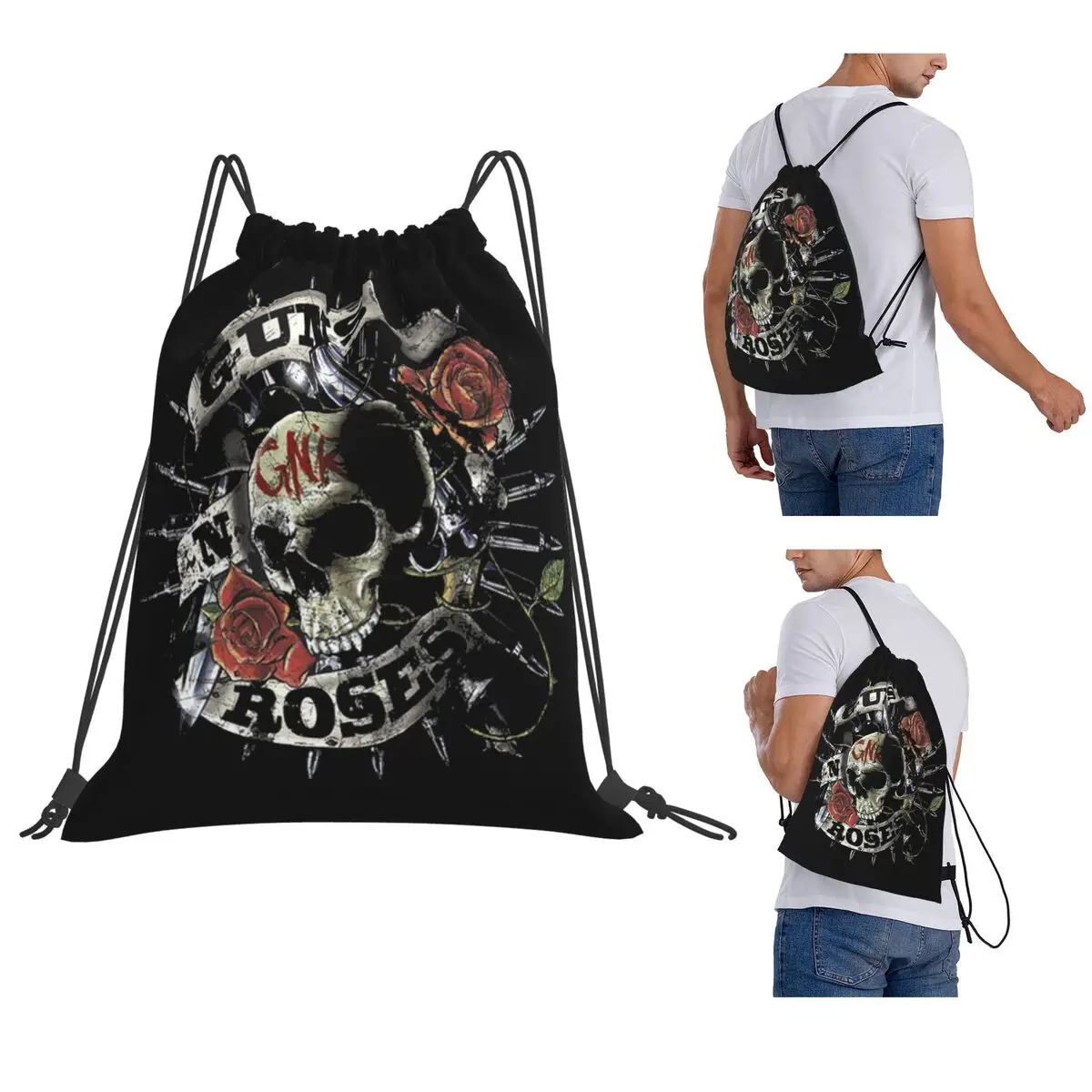 Heavy Metal Guns N Rose Rock Band Steampunk Music 9 Backpacks Drawstring Bags Sports Bag Book Bags for Man Woman Students
Heavy Metal Guns N Rose Rock Band Steampunk Music 9 Backpacks Drawstring Bags Sports Bag Book Bags for Man Woman Students