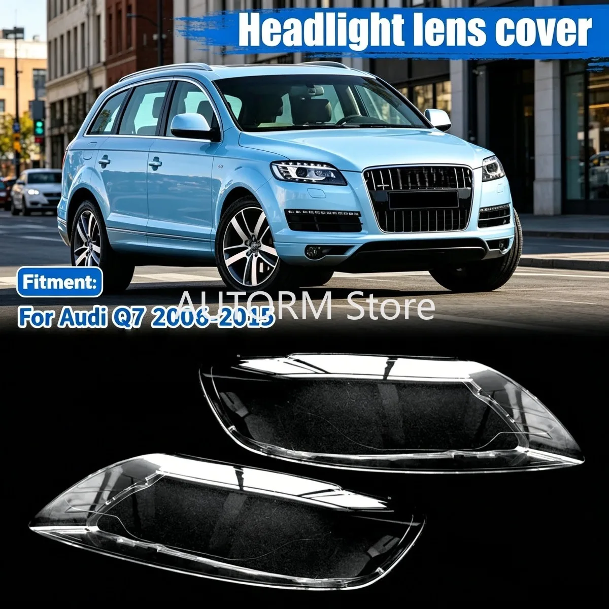 Pair Car Headlamp Cover Transparent Housing Front Headlights Lens Shell Lampcover For Audi Q7 2006-2015 OE:4L0941029,4L0941030
Pair Car Headlamp Cover Transparent Housing Front Headlights Lens Shell Lampcover For Audi Q7 2006-2015 OE:4L0941029,4L0941030