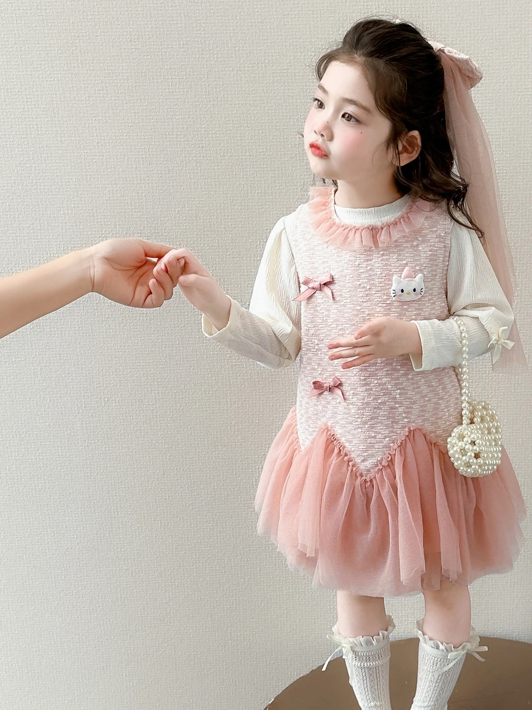 Spring Sweet Doll Fi Tail Vest Skirt Girls Baby Me Splicing Dr Set ort Sve round Ne Two Pieces Casual Sportswear
Spring Sweet Doll Fi Tail Vest Skirt Girls Baby Me Splicing Dr Set ort Sve round Ne Two Pieces Casual Sportswear
