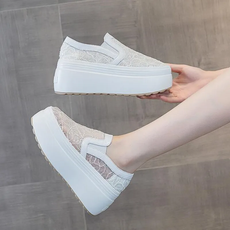 Autumn High Quality 8cm Synthetic Platform Wedge Flats Shoes Chunky Sneakers Casual Bling Leather Comfy High Brand Summer Shoes
Autumn High Quality 8cm Synthetic Platform Wedge Flats Shoes Chunky Sneakers Casual Bling Leather Comfy High Brand Summer Shoes