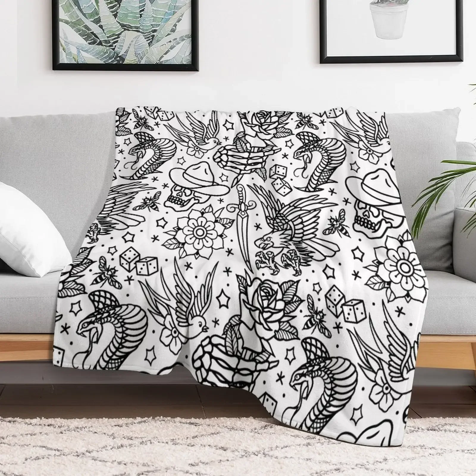 American Traditional Tattoo Flash Print Variant Throw Blanket Luxury for winter Polar Extra Large Throw Blankets
American Traditional Tattoo Flash Print Variant Throw Blanket Luxury for winter Polar Extra Large Throw Blankets