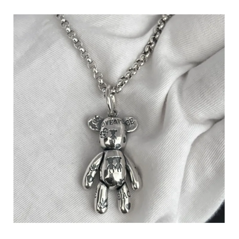 Thai Ornament Jewelry Korean Edition Personalized Bear Pendant Cute Dazed Bear Fashion Ladies Pendant
Thai Ornament Jewelry Korean Edition Personalized Bear Pendant Cute Dazed Bear Fashion Ladies Pendant
