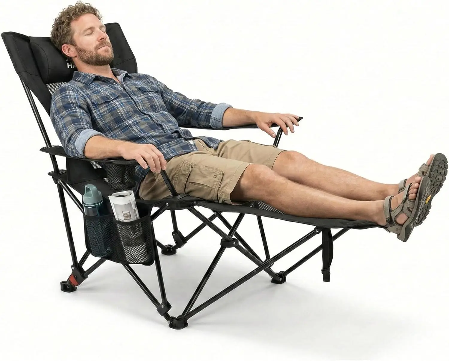 Reclining Camping Chair with Footrest, Ultra-Lightweight 8 lbs, 4-Position Adjustable, Portable Folding Lounge Chair for Outdoor
Reclining Camping Chair with Footrest, Ultra-Lightweight 8 lbs, 4-Position Adjustable, Portable Folding Lounge Chair for Outdoor