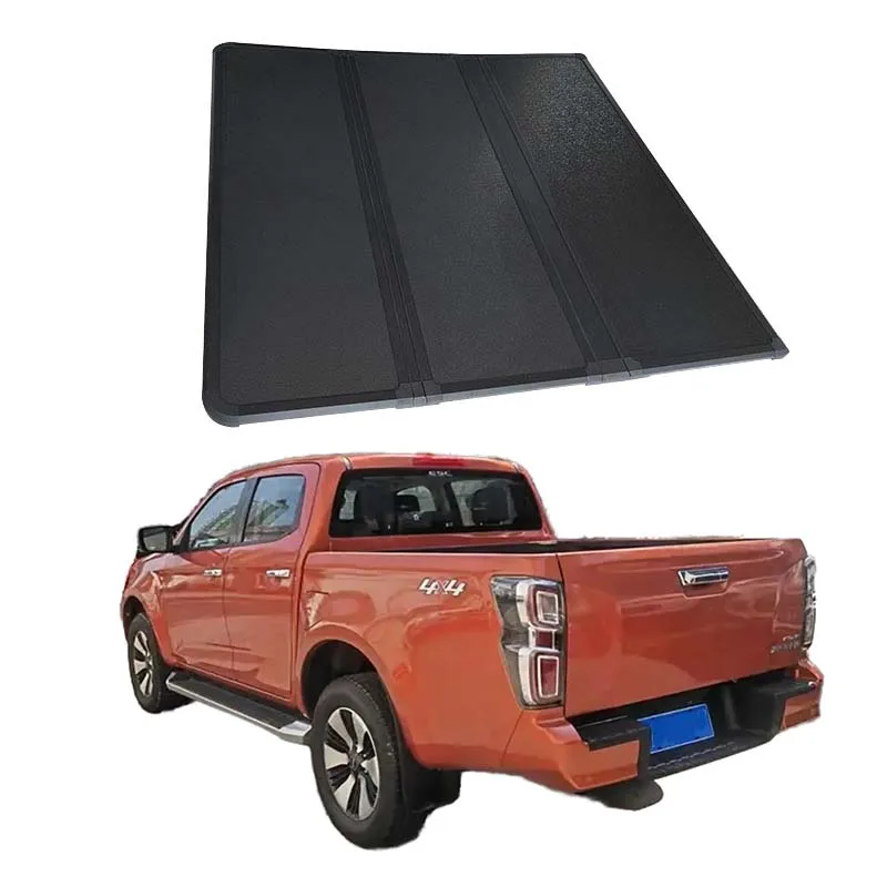 Factory Direct Hard Tri-fold Tonneau Cover for Isuzu DMAX Pickup Truck Bed Waterproof Accessories Compatible Ranger Silverado
Factory Direct Hard Tri-fold Tonneau Cover for Isuzu DMAX Pickup Truck Bed Waterproof Accessories Compatible Ranger Silverado