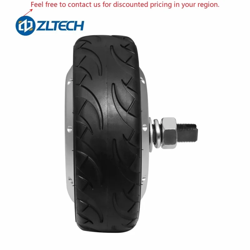 ZLTECH CE ROHS LVDS 9.5inch 48V 800W 20N.m 150RPM 300kg Load IP54 Rubber Tire BLDC Wheel Hub Motor With Encoder For AGV Robot
ZLTECH CE ROHS LVDS 9.5inch 48V 800W 20N.m 150RPM 300kg Load IP54 Rubber Tire BLDC Wheel Hub Motor With Encoder For AGV Robot