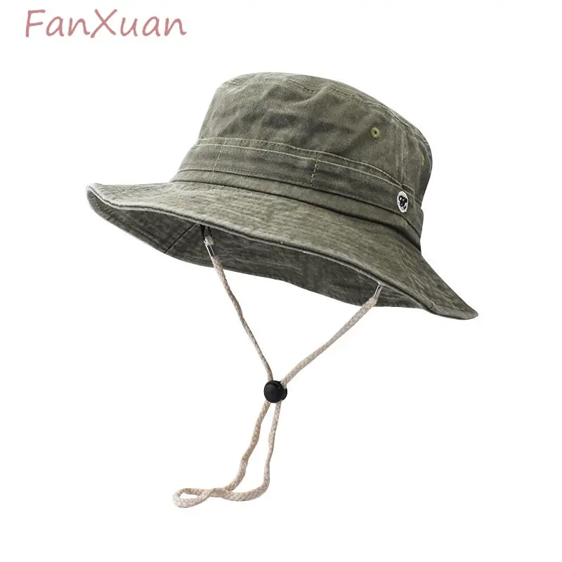 Cotton Bucket Hats for Men Soft Foldable Hiking Camping Fishing Hat Men String Summer Cap
Cotton Bucket Hats for Men Soft Foldable Hiking Camping Fishing Hat Men String Summer Cap