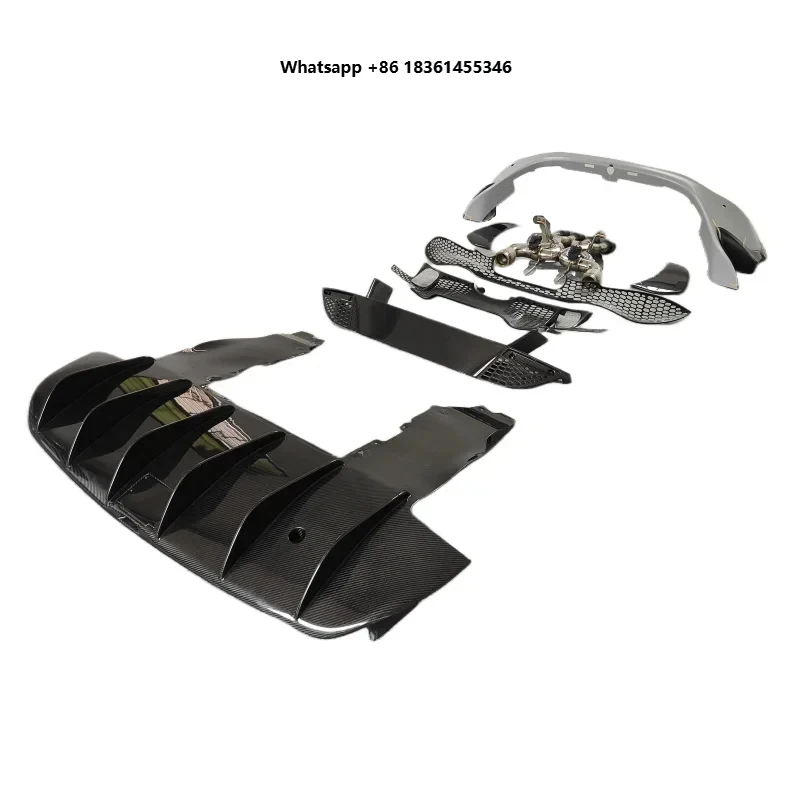 Carbon Fiber Rear Bumper Rear Lip Exhaust Mesh Body Kit
Carbon Fiber Rear Bumper Rear Lip Exhaust Mesh Body Kit