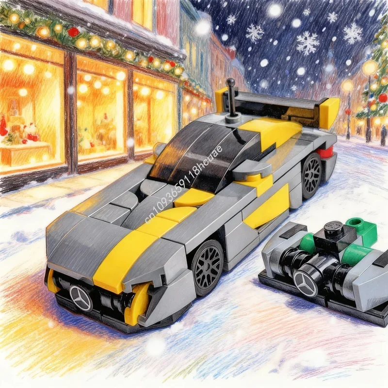 157pcs MOC City Champions Tiny Mercedesesed Stickerless Model Building Toy Festival Gift Blocks Construction DIY Creative Idea
157pcs MOC City Champions Tiny Mercedesesed Stickerless Model Building Toy Festival Gift Blocks Construction DIY Creative Idea