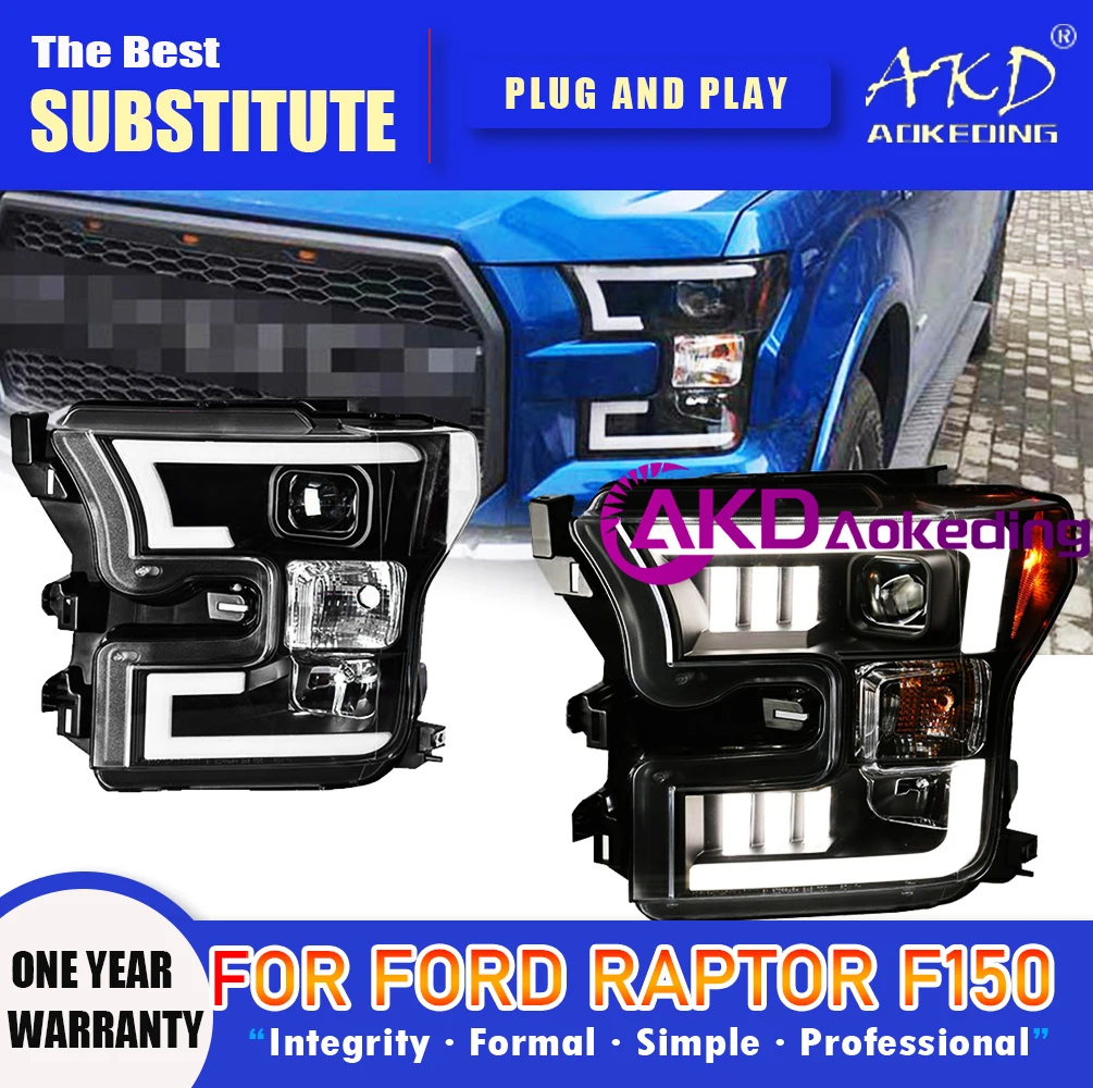 AKD Head Lamp for Ford Raptor F-150 LED Headlight 2015-2017 Headlights F150 DRL Turn Signal High Beam Angel Eye Projector Lens
AKD Head Lamp for Ford Raptor F-150 LED Headlight 2015-2017 Headlights F150 DRL Turn Signal High Beam Angel Eye Projector Lens
