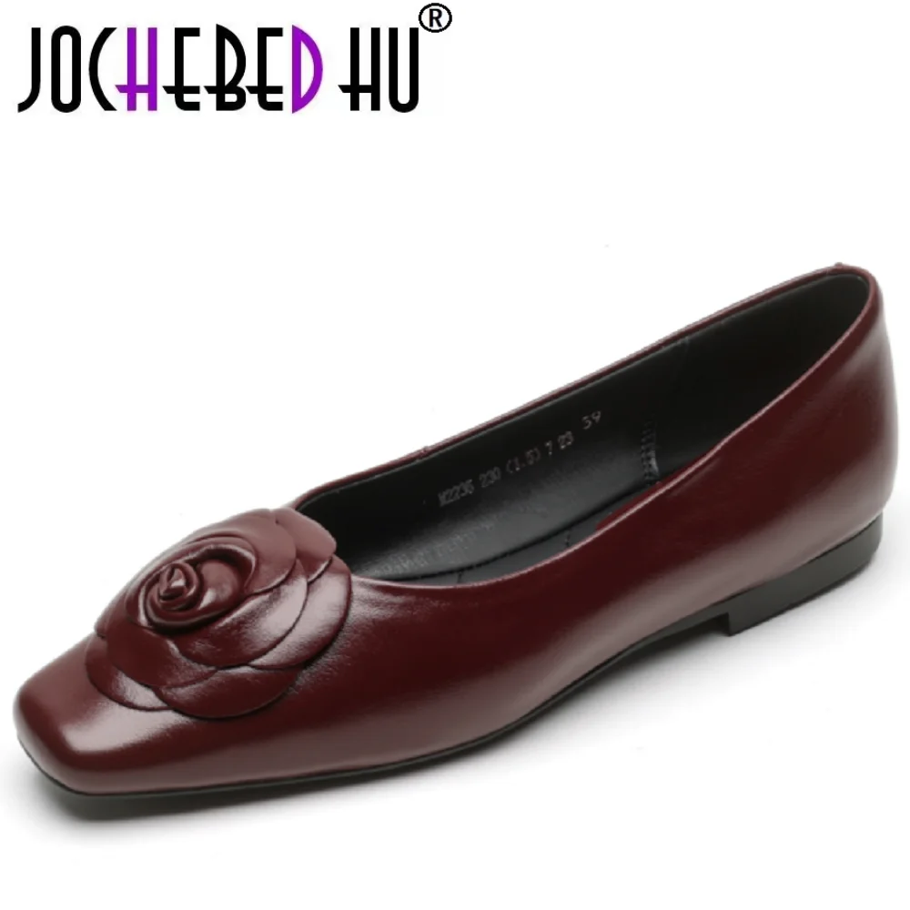 【JOCHEBED HU】женские туфли-лодочки без шнуровки из коровьей кожи с квадратным носком, элегантные женские повседневные модельные туфли на толстом каблуке с цветочным декором, размеры 34-40
【JOCHEBED HU】женские туфли-лодочки без шнуровки из коровьей кожи с квадратным носком, элегантные женские повседневные модельные туфли на толстом каблуке с цветочным декором, размеры 34-40