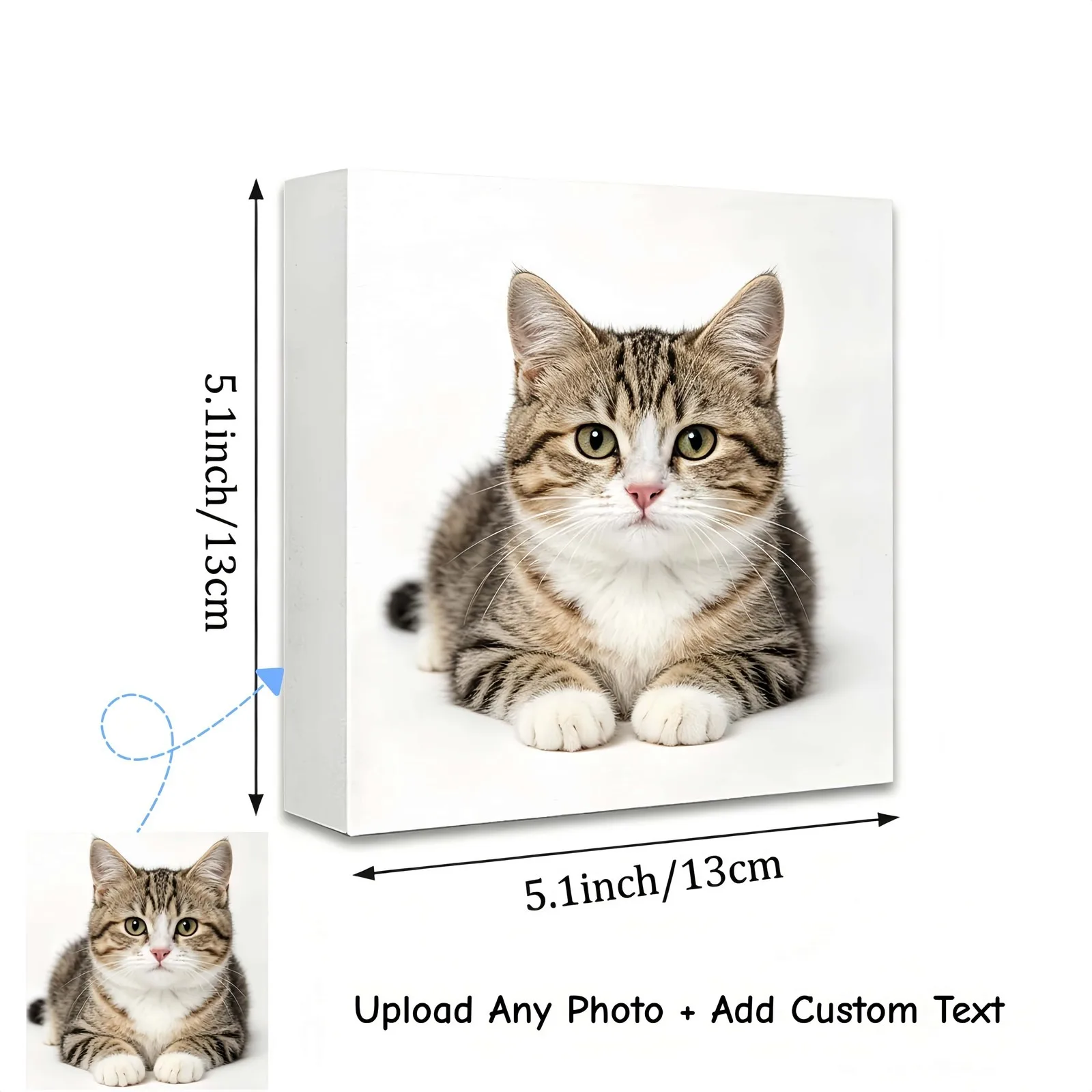 Custom Pet Photo Wooden Plaque Personalized Memorial Desktop Keepsake
Custom Pet Photo Wooden Plaque Personalized Memorial Desktop Keepsake
