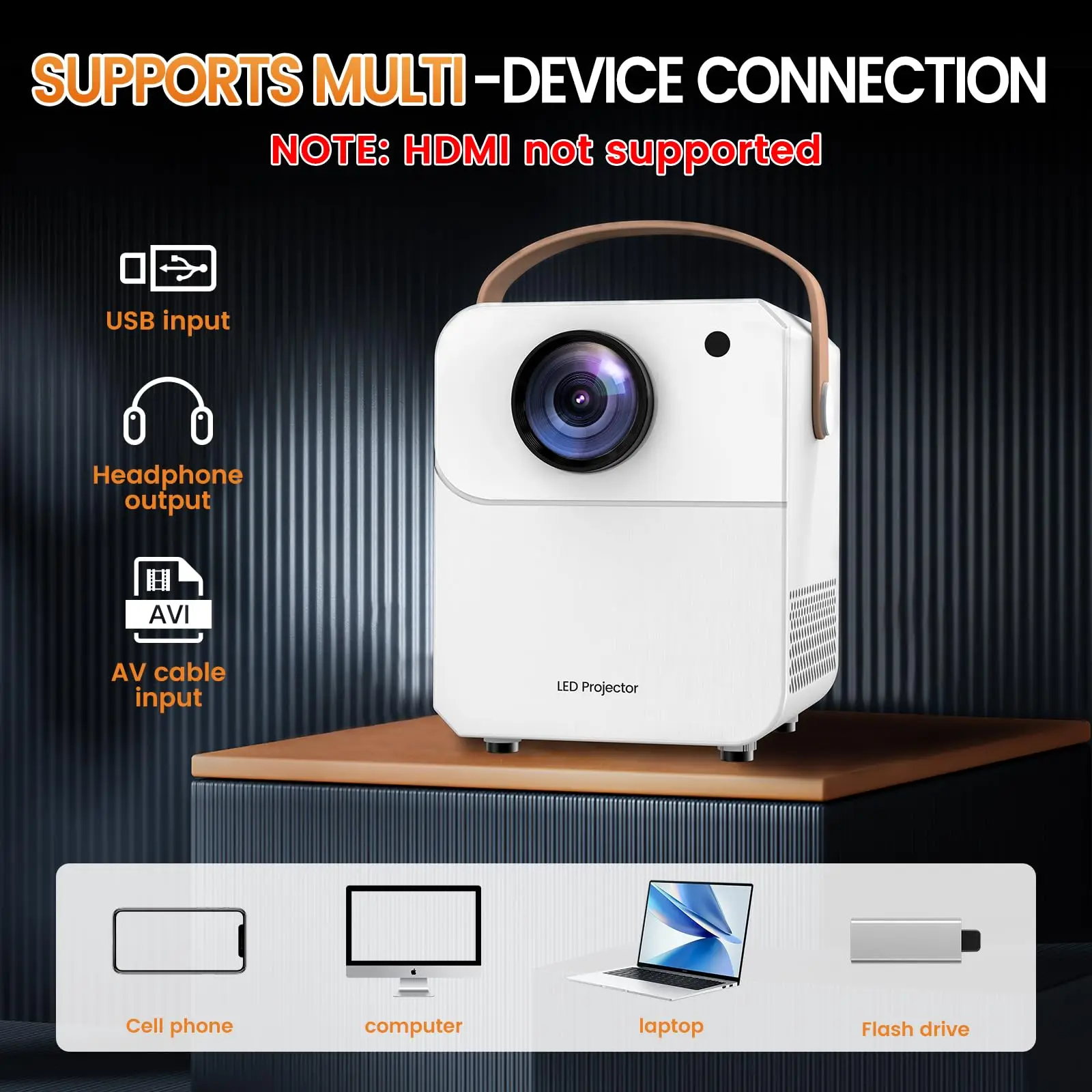 CY303 PRO WiFi Mini Projector 4K Supported 720P Electric Auto Focus Portable Phone Screen Mirroring Home Theater
CY303 PRO WiFi Mini Projector 4K Supported 720P Electric Auto Focus Portable Phone Screen Mirroring Home Theater