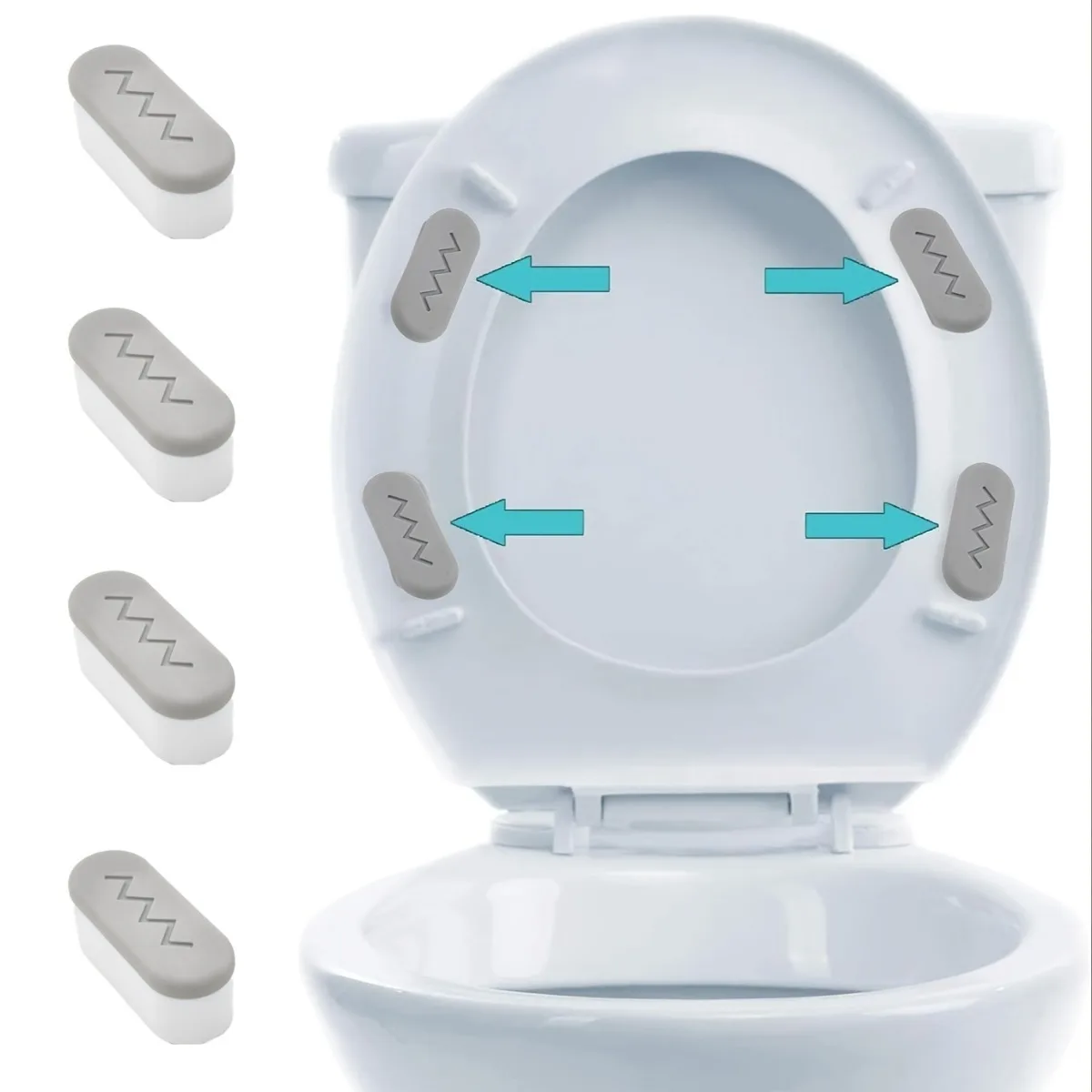 Premium 4 Pack Warm Toilet Seat Pads Featuring Thick Soft Padding and Durable Sticky Adhesive, Simple Installation Household Bathroom Gadgets Prevent Chilly Contact, Upgrade Sitting Comfort for Daily Family Toilet Accessory Replacement
Premium 4 Pack Warm Toilet Seat Pads Featuring Thick Soft Padding and Durable Sticky Adhesive, Simple Installation Household Bathroom Gadgets Prevent Chilly Contact, Upgrade Sitting Comfort for Daily Family Toilet Accessory Replacement