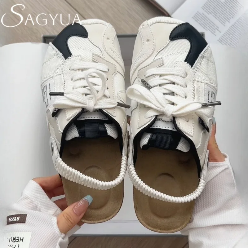 Lace-Up Women Platform Flat Sandals Casual Sport Shoes Woman Mules Slippers 2025 Trend Summer Comfort Loafers Shallow Sandalias
Lace-Up Women Platform Flat Sandals Casual Sport Shoes Woman Mules Slippers 2025 Trend Summer Comfort Loafers Shallow Sandalias