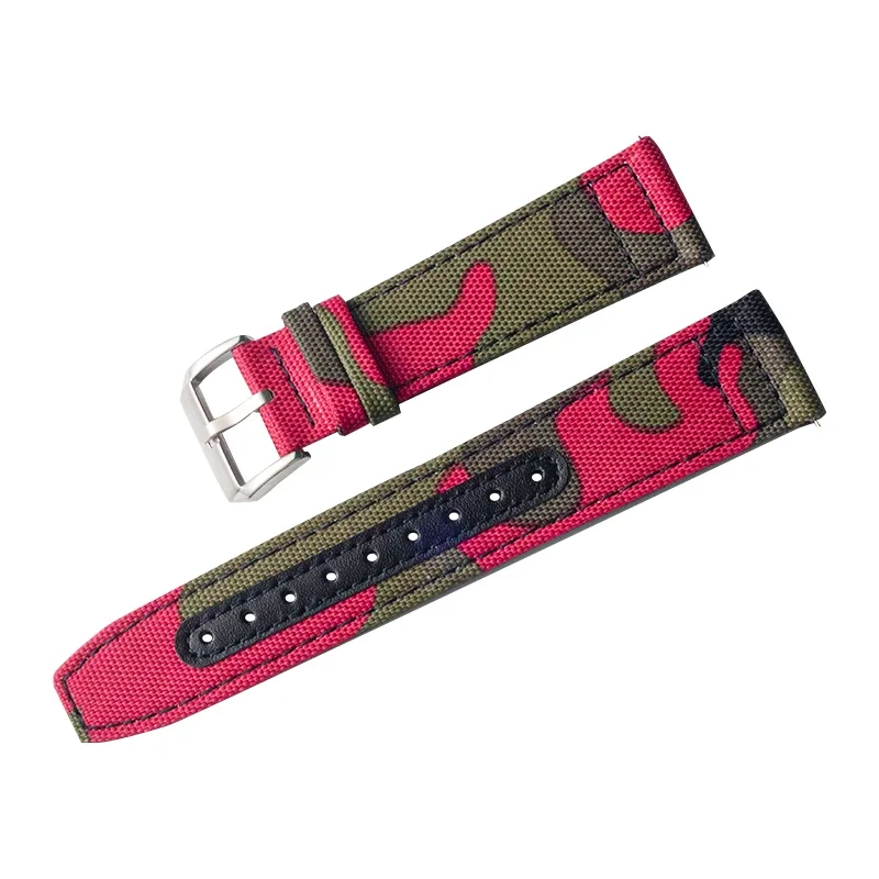 Canvas Watch Straps Durable SafetyCamouflage Quick Release Nylon Watch Band 20mm 22mm Suitable For Smartwatch Aaccessories
Canvas Watch Straps Durable SafetyCamouflage Quick Release Nylon Watch Band 20mm 22mm Suitable For Smartwatch Aaccessories
