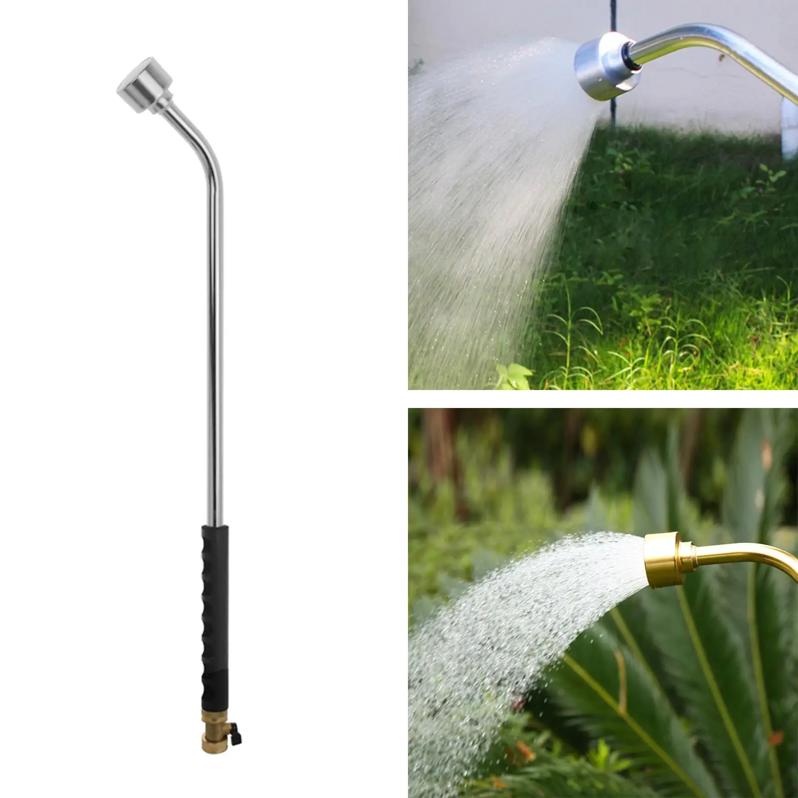 Garden Hose Nozzle Spray Sprinkler 18'' Handle for Cleaning & Car Washing
Garden Hose Nozzle Spray Sprinkler 18'' Handle for Cleaning & Car Washing