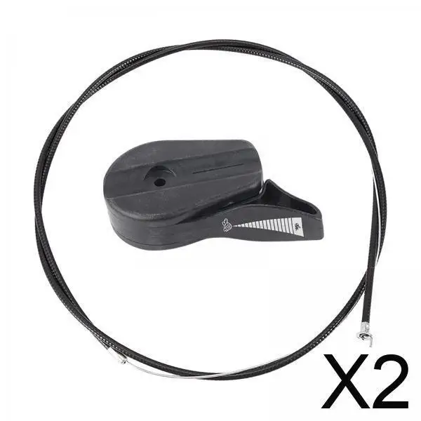 2 троса газа с рычагом управления для газонокосилки, 65 дюймов
2 троса газа с рычагом управления для газонокосилки, 65 дюймов