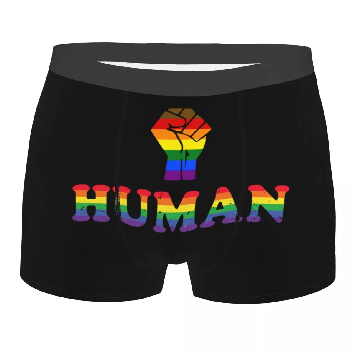 Custom Rainbow Gay Pride Human Boxers Shorts Men's LGBT Lesbian Briefs Underwear Novelty Underpants
Custom Rainbow Gay Pride Human Boxers Shorts Men's LGBT Lesbian Briefs Underwear Novelty Underpants