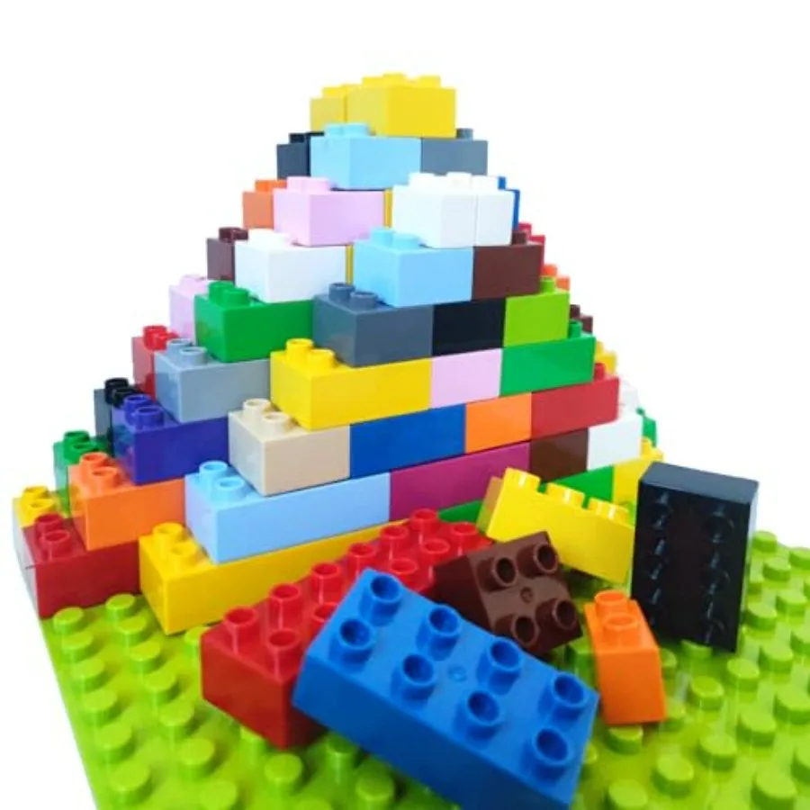 Building Blocks Set for with Baseplate Big Building Bricks 101Pcs Classic Bulk Sensory Toy for Toddlers Boys Girls 15 Random Co
Building Blocks Set for with Baseplate Big Building Bricks 101Pcs Classic Bulk Sensory Toy for Toddlers Boys Girls 15 Random Co