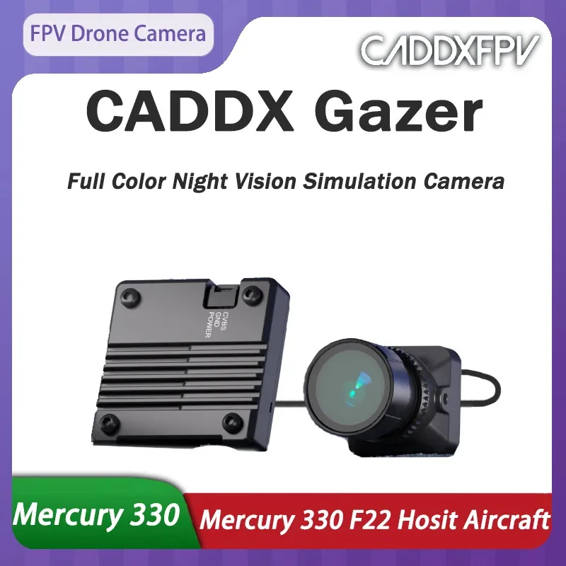CADDX Gazer FPV Camera 1K 50fps Full Color Night Vision Analog Video Transmission for DIY FPV Drone RC Quadcopter Parts Adult FP
CADDX Gazer FPV Camera 1K 50fps Full Color Night Vision Analog Video Transmission for DIY FPV Drone RC Quadcopter Parts Adult FP