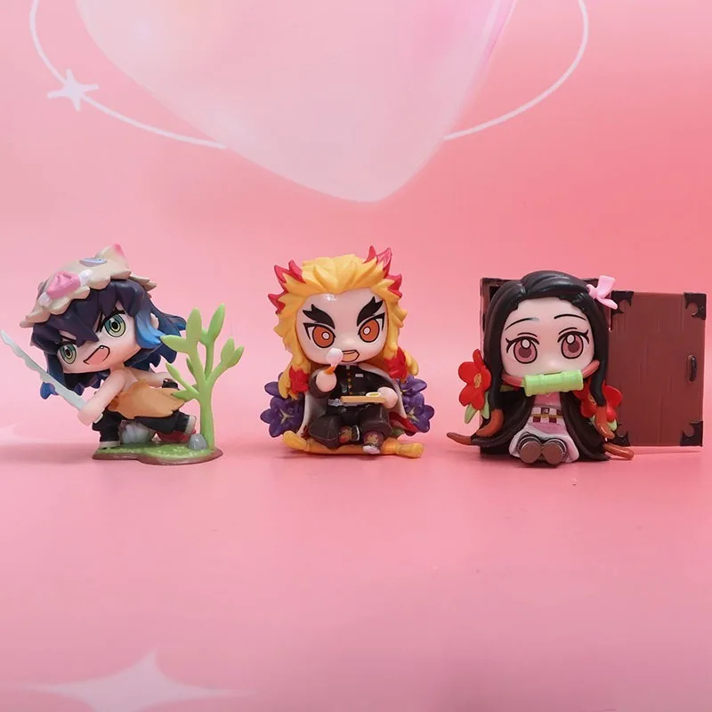 Новая модель убийцы демонов, фигурки Tanjirou Nezuko Zenitsu Kyoujurou Kanroji, куклы, экшн-фигурки, игрушки, подарки на день рождения, 6 шт./компл.
Новая модель убийцы демонов, фигурки Tanjirou Nezuko Zenitsu Kyoujurou Kanroji, куклы, экшн-фигурки, игрушки, подарки на день рождения, 6 шт./компл.