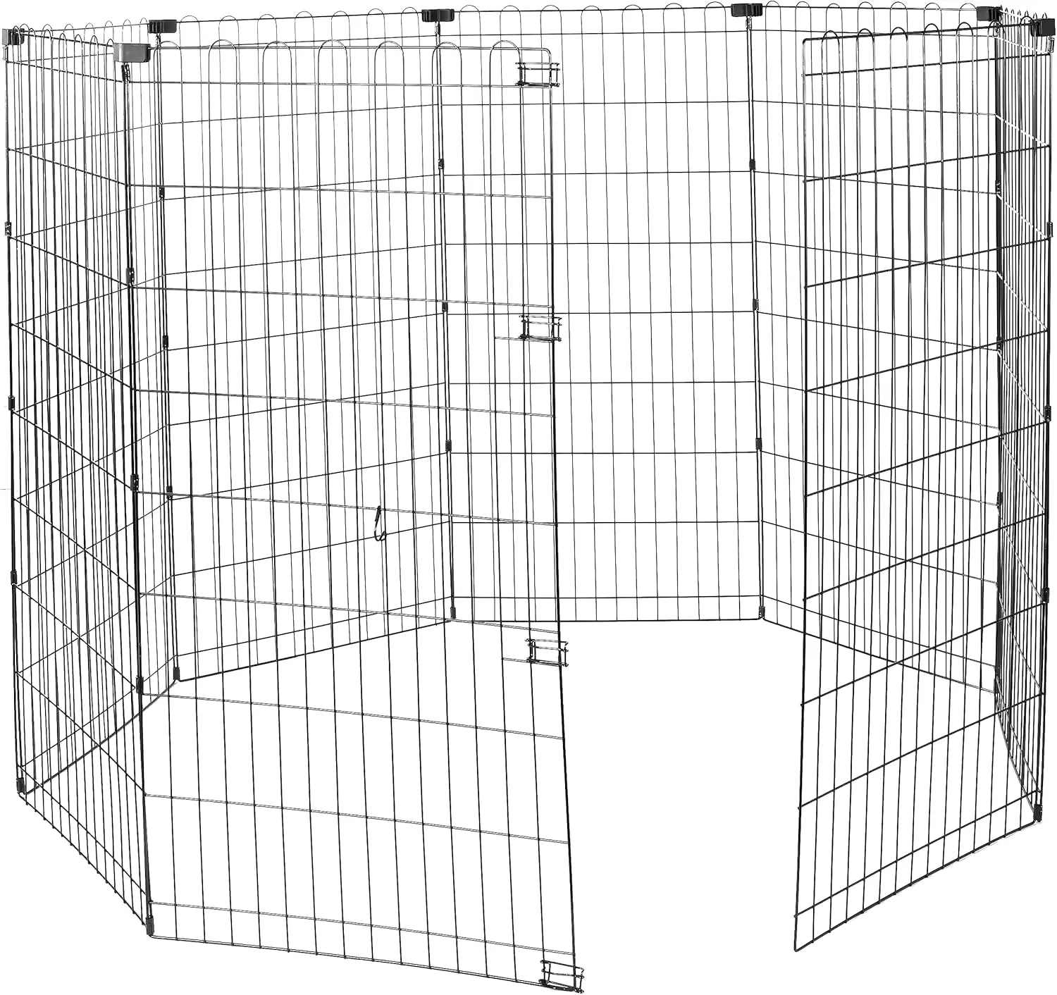 Foldable Octagonal Metal Dog Playpen, Indoor/Outdoor, 8 Panels, 24x48 Inches, Rust-Resistant, X-Large Black
Foldable Octagonal Metal Dog Playpen, Indoor/Outdoor, 8 Panels, 24x48 Inches, Rust-Resistant, X-Large Black