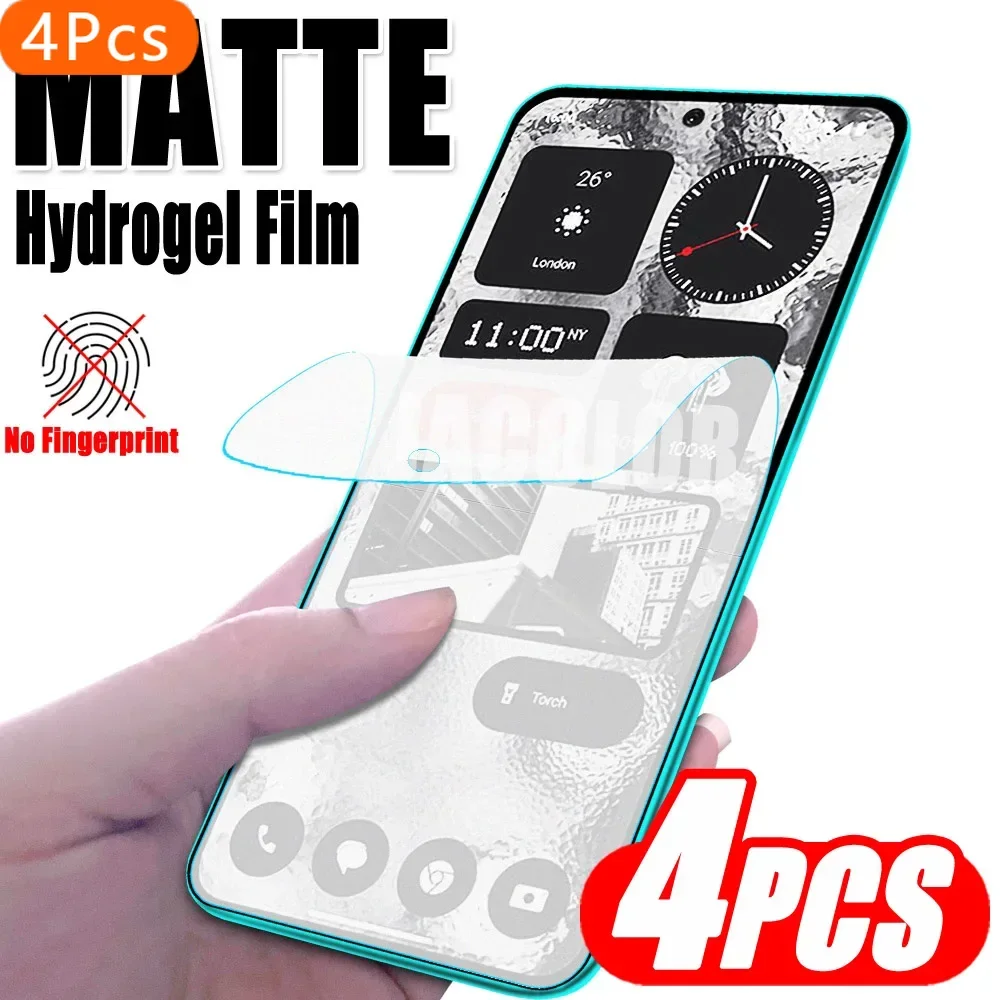 4PCS Matte Gel Safety Film For Nothing Phone (1) (2) One Two Soft Hydrogel Film For NothingPhone Phone2 Phone1 Not Safety Glass
4PCS Matte Gel Safety Film For Nothing Phone (1) (2) One Two Soft Hydrogel Film For NothingPhone Phone2 Phone1 Not Safety Glass