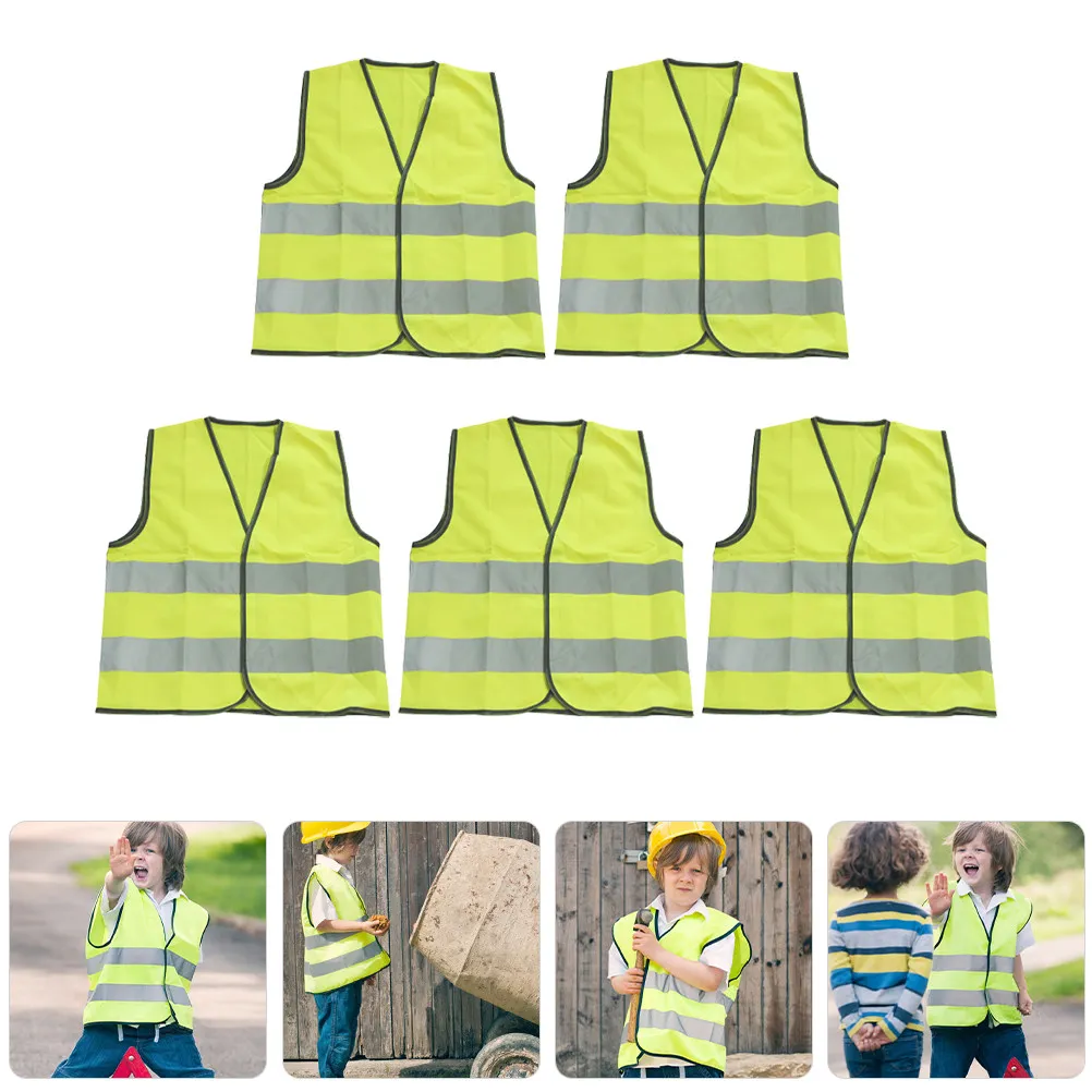5pcs Reflective Vests Fluorescent Secure Winter Safety Work Clothing High Visibility Construction Vests
5pcs Reflective Vests Fluorescent Secure Winter Safety Work Clothing High Visibility Construction Vests