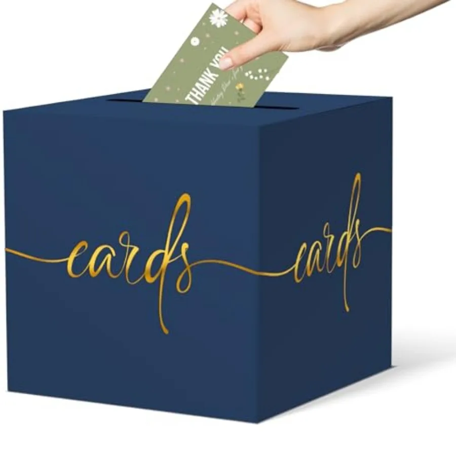 Design, Paperboard 8.7" Card Box for Birthday Wedding Party Graduation Retirement Anniversary Valentine's Day and Baby Showers,
Design, Paperboard 8.7" Card Box for Birthday Wedding Party Graduation Retirement Anniversary Valentine's Day and Baby Showers,