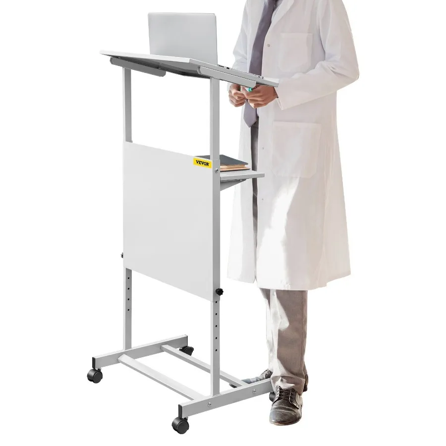 Stand Up Lectern Height Adjustment Portable Pulpit Lectern Podium with 4 Rolling Casters Lower Storage Shelf Floor Lectern Pod
Stand Up Lectern Height Adjustment Portable Pulpit Lectern Podium with 4 Rolling Casters Lower Storage Shelf Floor Lectern Pod