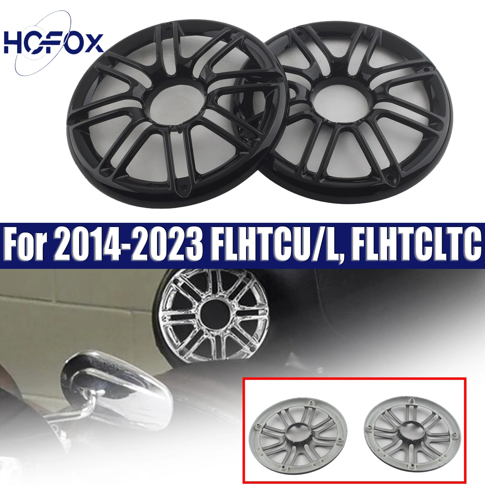 For Harley Tri Glide Ultra FLHTCUTG Ultra Limited Motorcycle Speaker Grill Accent Trim Cover
For Harley Tri Glide Ultra FLHTCUTG Ultra Limited Motorcycle Speaker Grill Accent Trim Cover