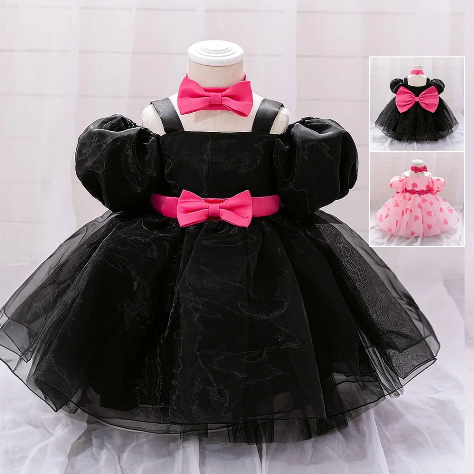 Elegant Big Bow Party Baby Girls Dress Puff Sleeve Baby 1st Birthday Princess Prom Dresses Infant Bridesmaids Wedding Ball Gown
Elegant Big Bow Party Baby Girls Dress Puff Sleeve Baby 1st Birthday Princess Prom Dresses Infant Bridesmaids Wedding Ball Gown