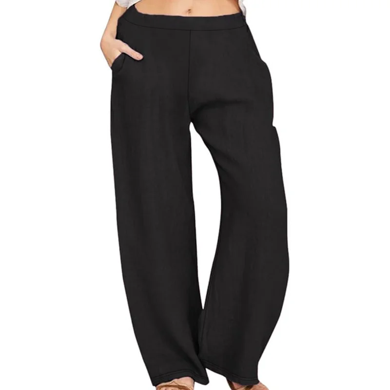 Plus Size Women Elastic Waist Wide Leg Pants With Side Pockets 2026
Plus Size Women Elastic Waist Wide Leg Pants With Side Pockets 2026