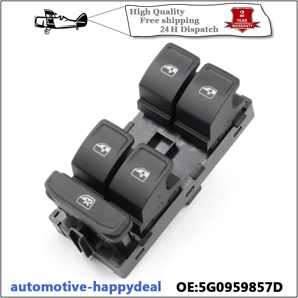 Кнопка включения стеклоподъемника для SEAT Ateca Ibiza/ST Leon для VW Polo 5G0959857D 
Кнопка включения стеклоподъемника для SEAT Ateca Ibiza/ST Leon для VW Polo 5G0959857D
