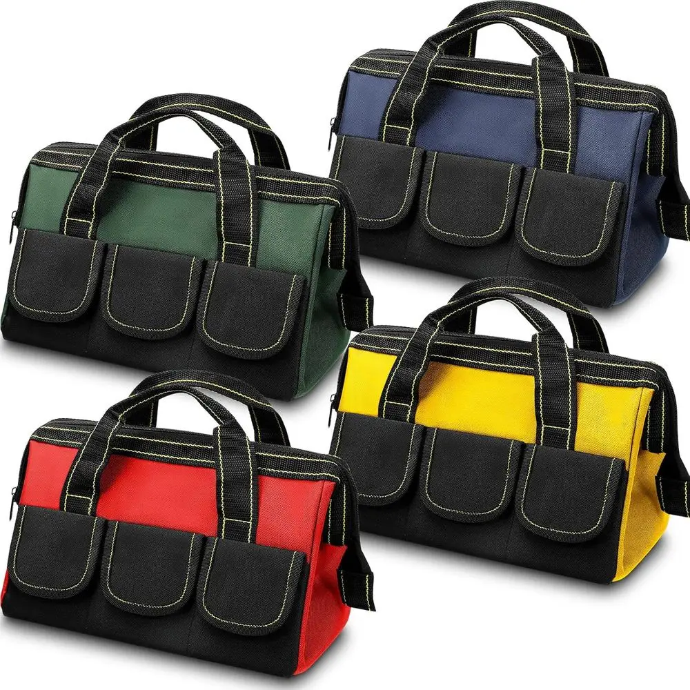 4 Pieces Tool Bag with Waterproo Strong Molded Base Multi kets Wide Mouth Tool Tote Multiunctional Tool Bag Large acity Organize
4 Pieces Tool Bag with Waterproo Strong Molded Base Multi kets Wide Mouth Tool Tote Multiunctional Tool Bag Large acity Organize
